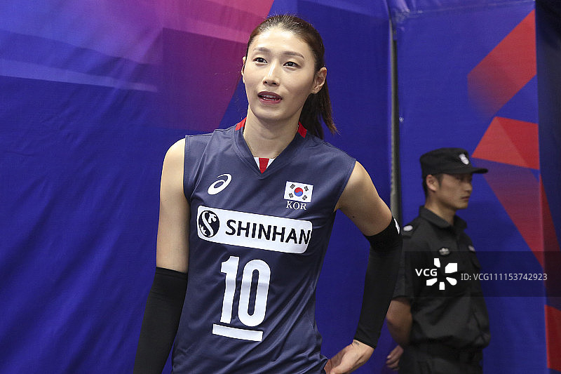 2018世界女排联赛宁波站:韩国Vs多米尼加 金软