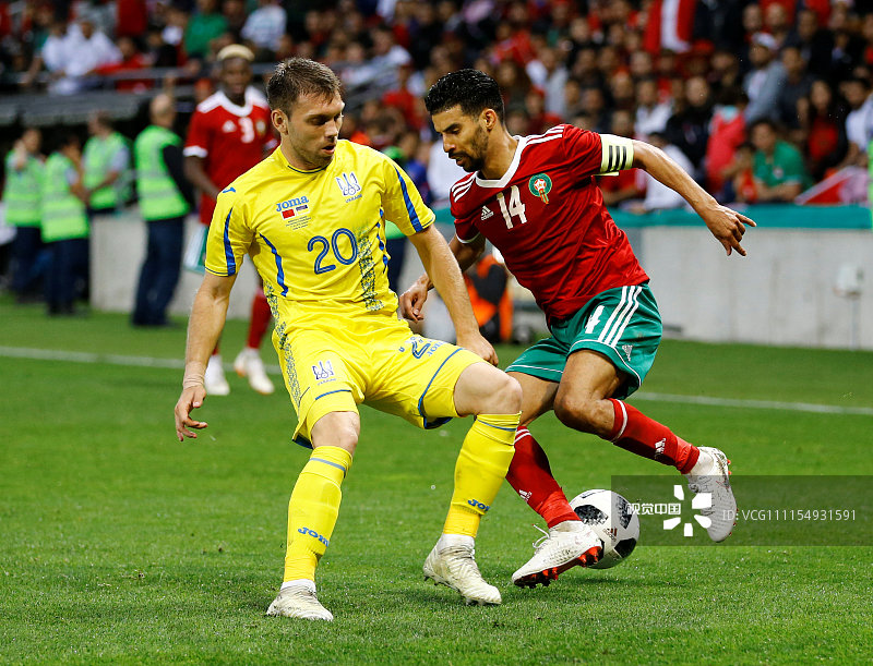 2018国际足球热身赛:摩洛哥Vs乌克兰