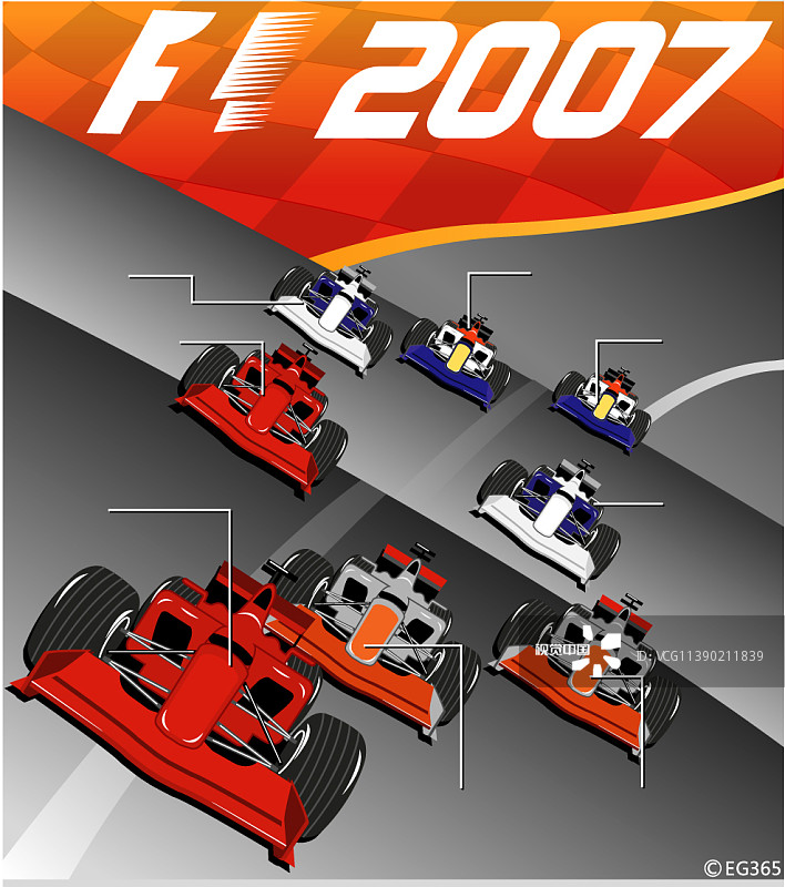图表:2007F1车手积分榜