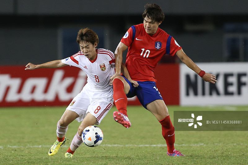 2014U19亚青赛小组赛:中国0-0韩国
